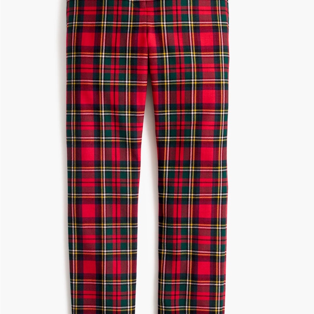 J. Crew Cameron Slim Crop Pant in Tartan two-way Stretch Wool., Size 10, NWT